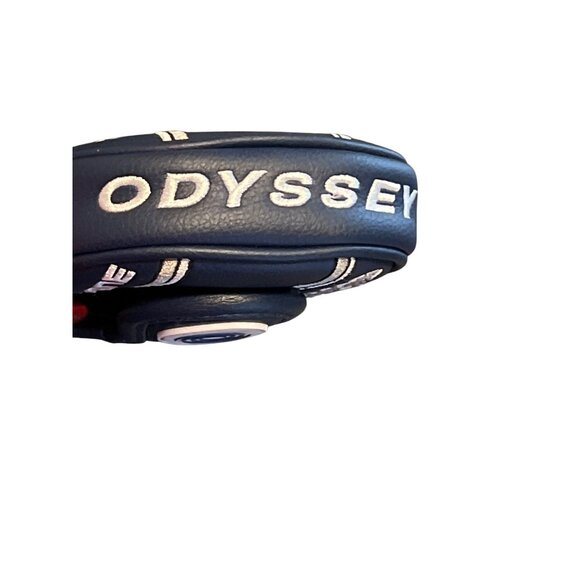 Odyssey Ai-One Eagle Milled Headcover Navy Blue Leather Limited Ed Magnetic READ - Picture 4 of 6